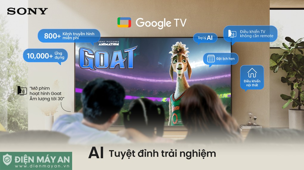 Google Tivi Sony 4K 75 inch K-75XR30M2